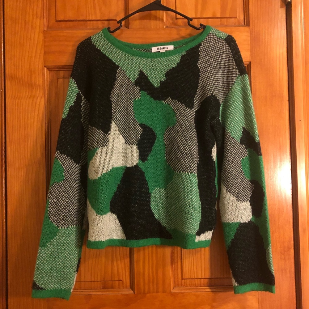 BB Dakota Sweater - Camo Print XS